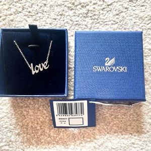 Swarovski Crystal “love” Necklace